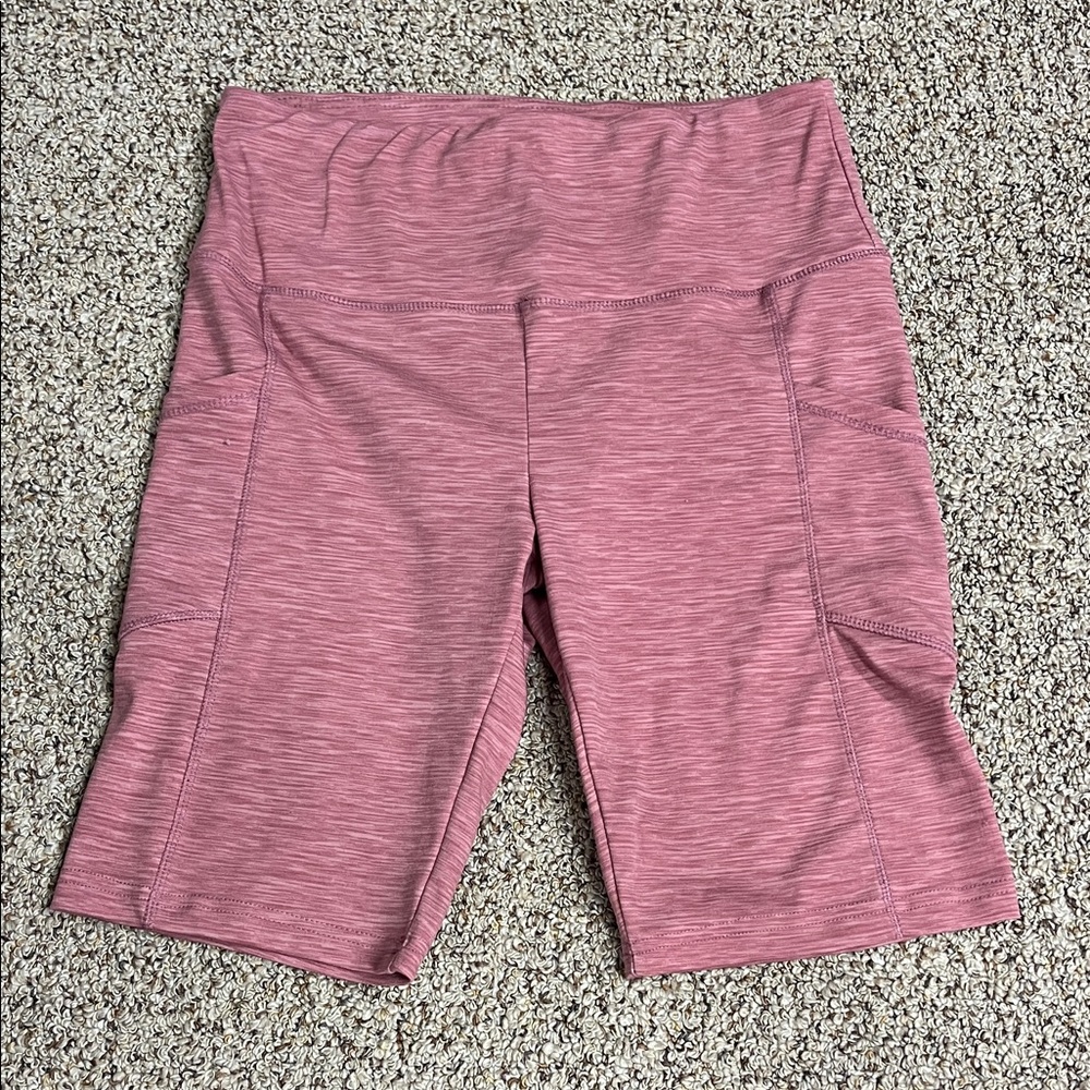 ⭐️3/$20 SHOActive Women's Heathered mauve Bike Shorts